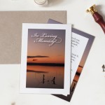 Sunset wallet card mockup