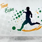 Team Evan Mural room